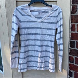 Mossimo Long Sleeve Striped Top